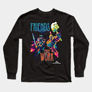 Working Friends Neon Blast Long Sleeve T-Shirt